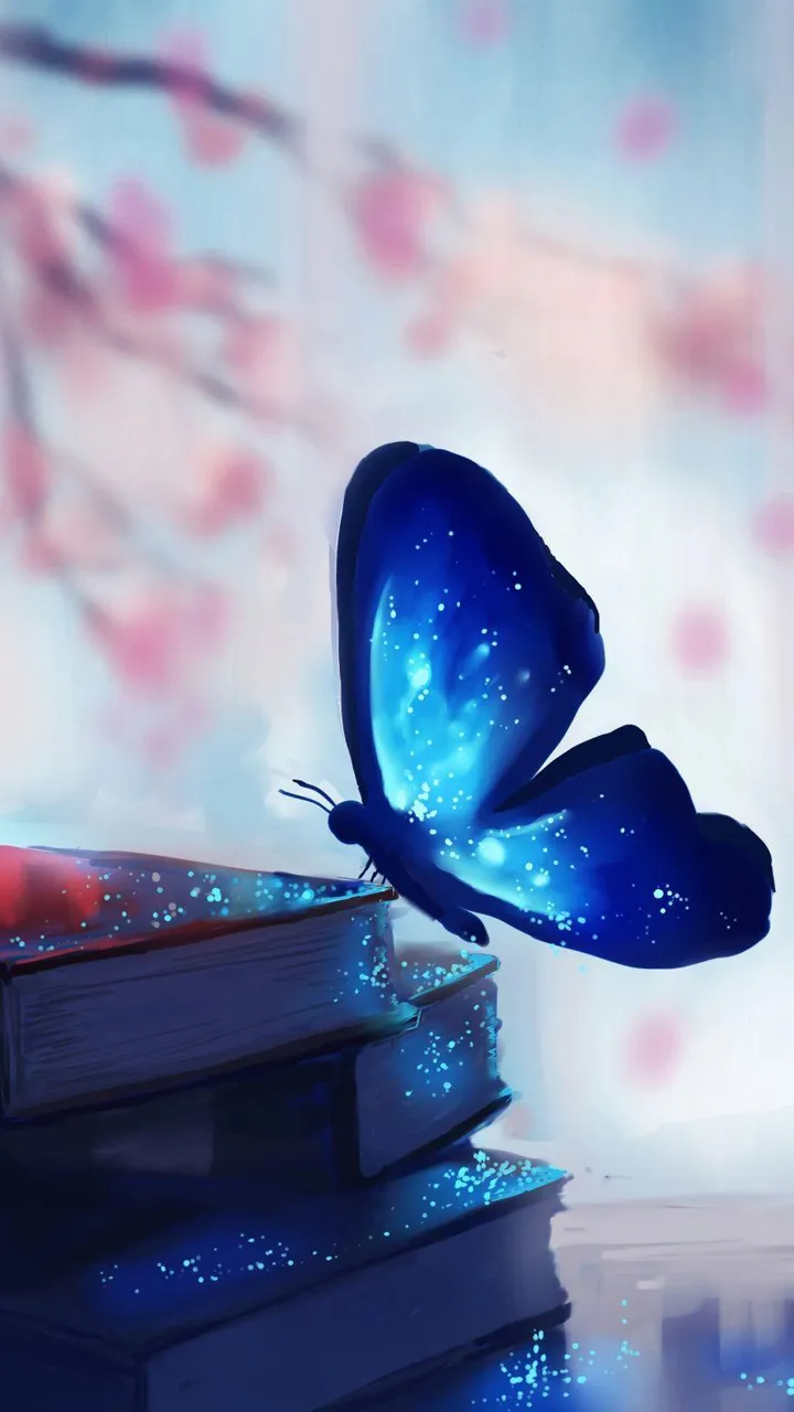 5. Background Butterfly HP Keren