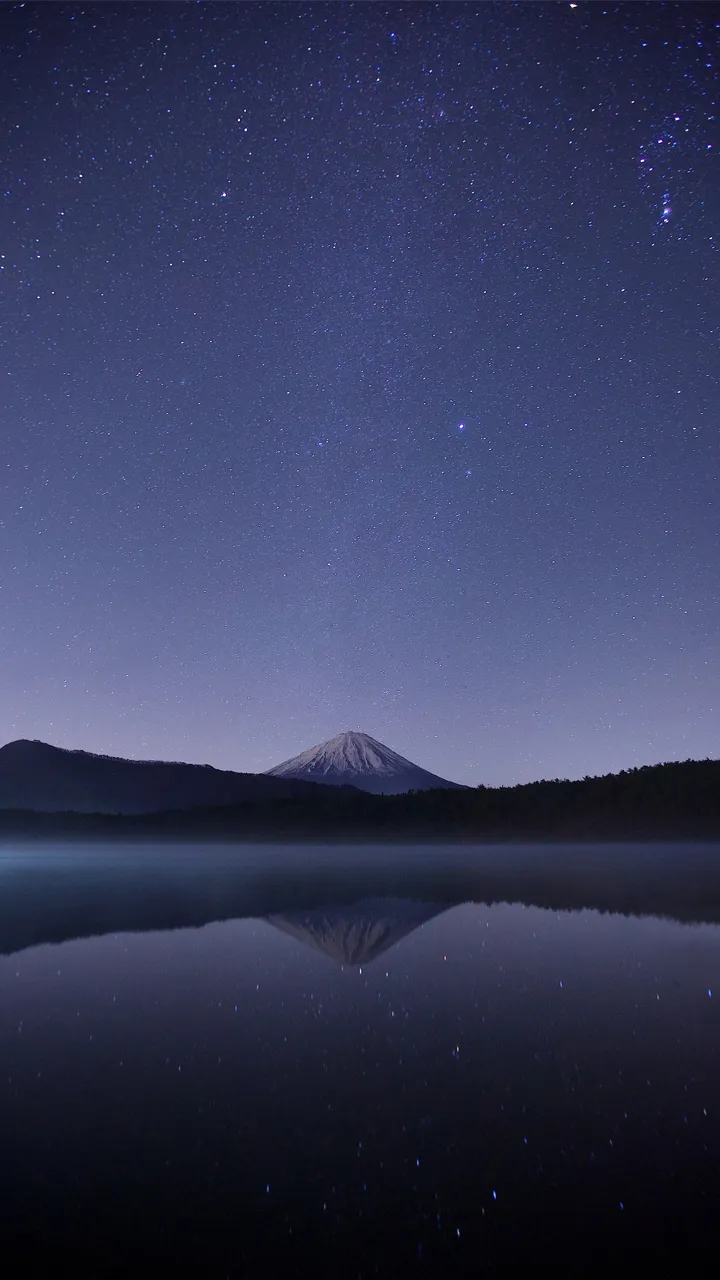 11. Background Nature Night Mountain For Android