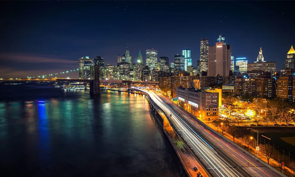 6. Light City Desktop Wallpaper HD