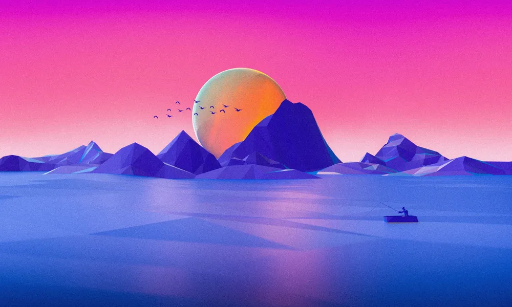 8. Colorfull Background 4K Desktop Minimalis