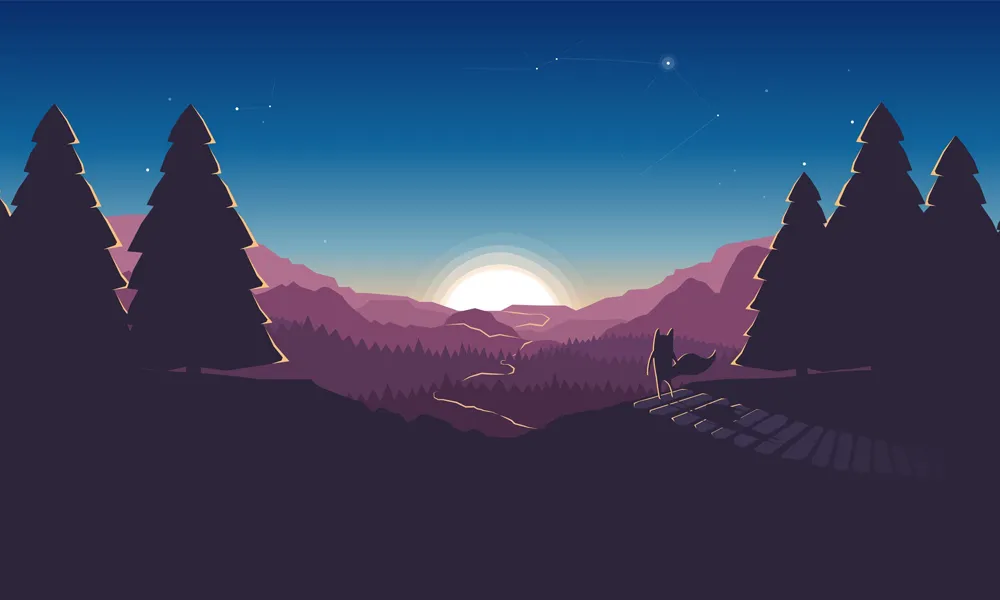 9. 4K Purple Desktop Minimalis