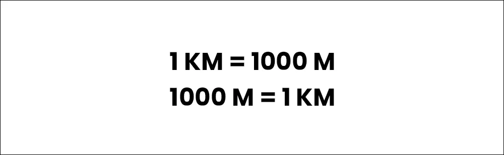 1 KM berapa Meter