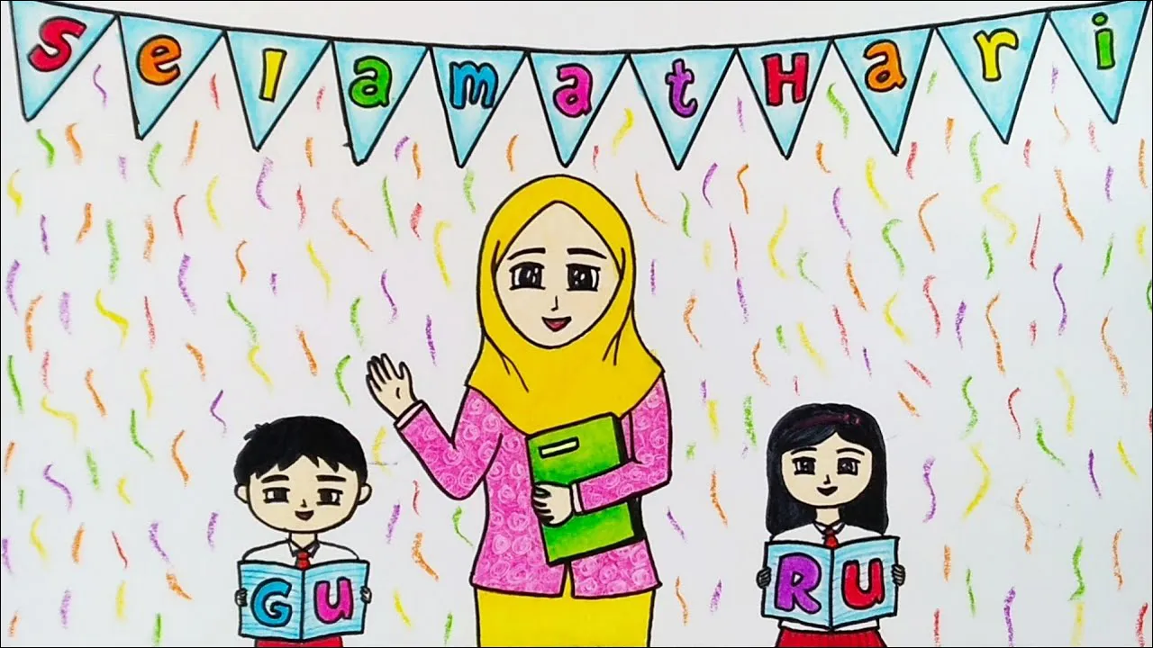 13 Poster Ucapan Selamat Hari Guru - Gambar Ucapan, Guru, dan Murid