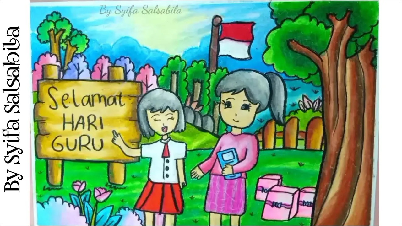 20 Ayo Ucapkan Terimakasih Kepada Guru - Poster Hari Guru