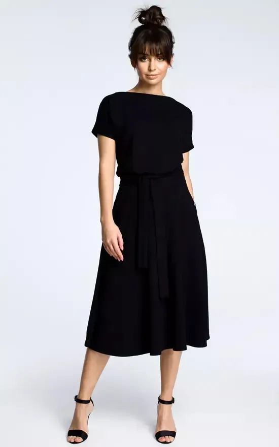 1 Black Midi Dress