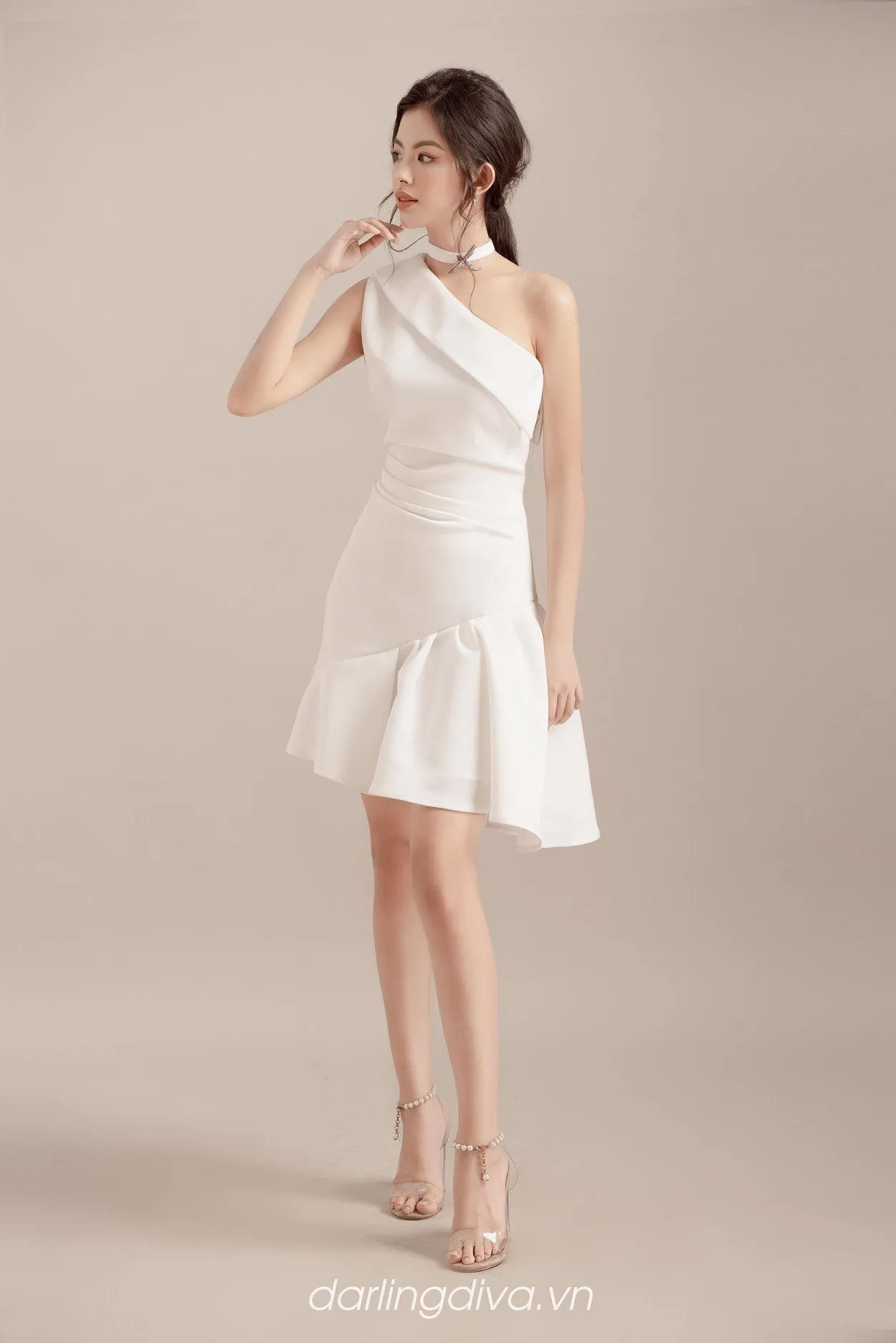22 One-Shoulder Dress