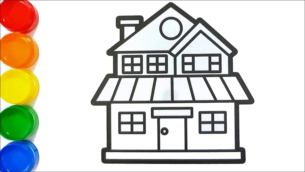 29 Gambar rumah sederhana dari beragam bentuk bidang datar, mudah dibuat