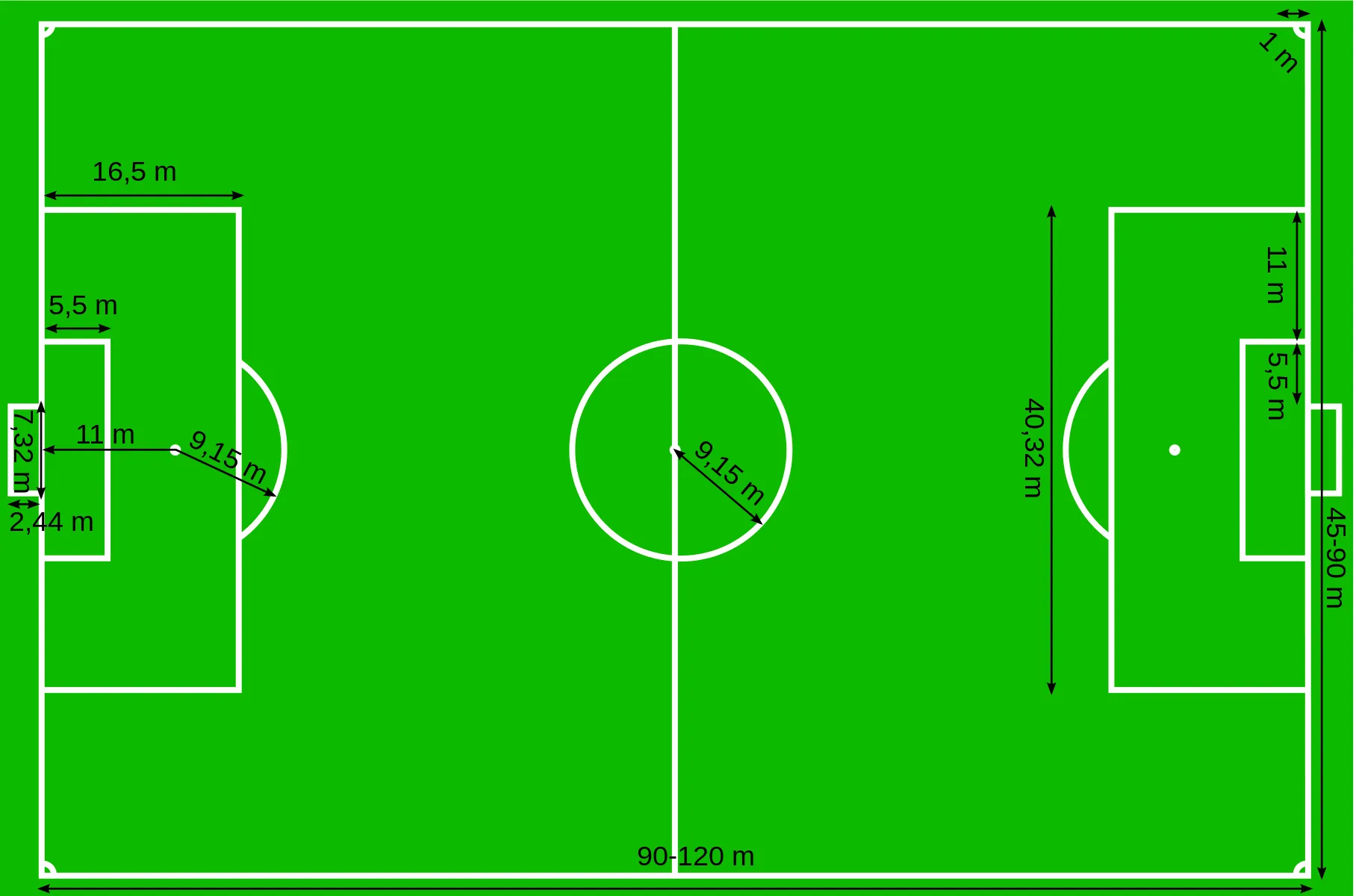 Standar Lapangan Sepak Bola Nasional