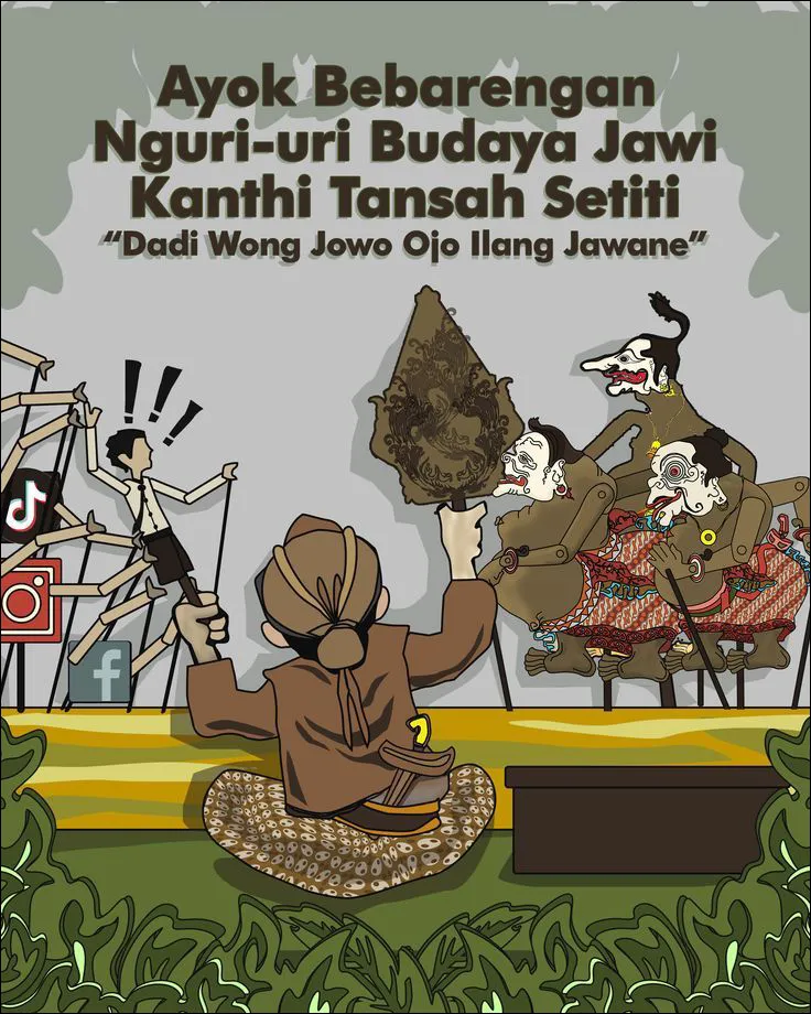 10. Poster Ajakan Melestarikan Budaya Jawa