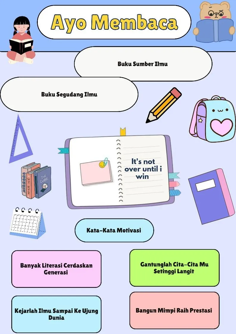 14 Ayo Membaca, Untuk Dapatkan Ilmu