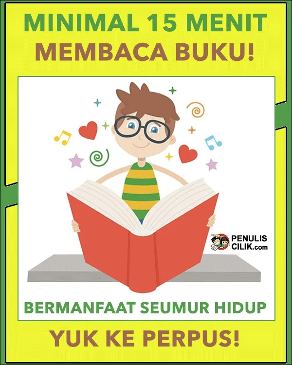 25 Poster Ajakan dan Pentingnya Membaca