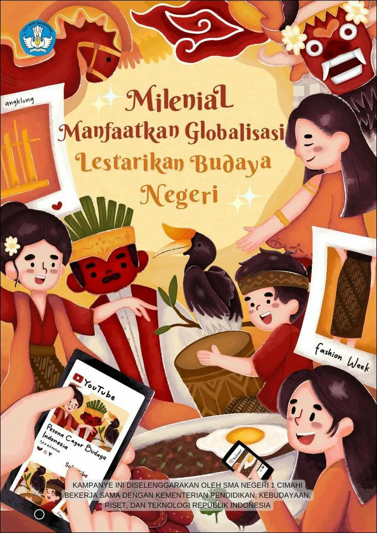 3. Globalisasi maju, ayo lestarikan budaya