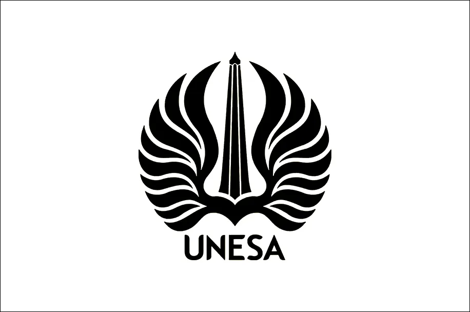 Download Logo UNESA Hitam Putih PNG