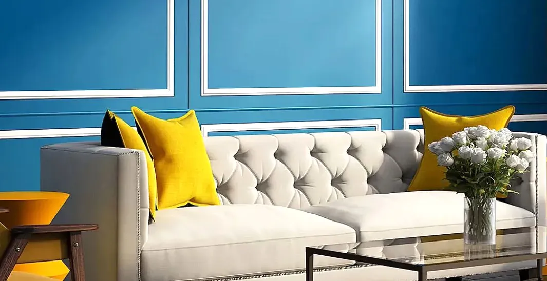 Kombinasi Biru Kuning