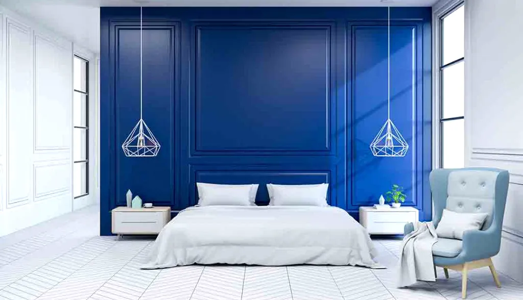 Kombinasi Biru Putih