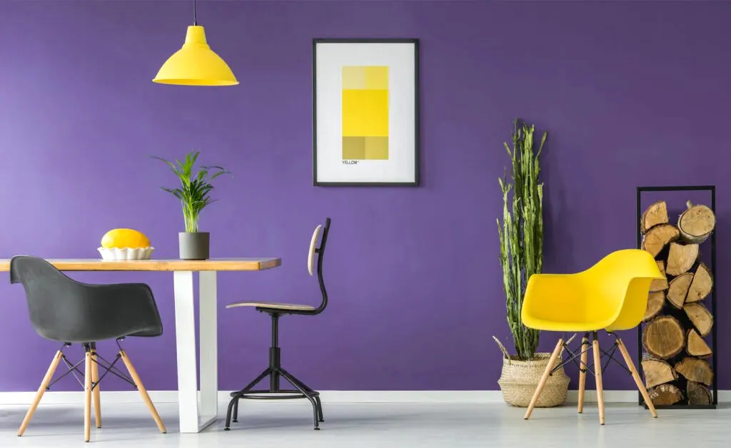 Kombinasi Ungu Kuning