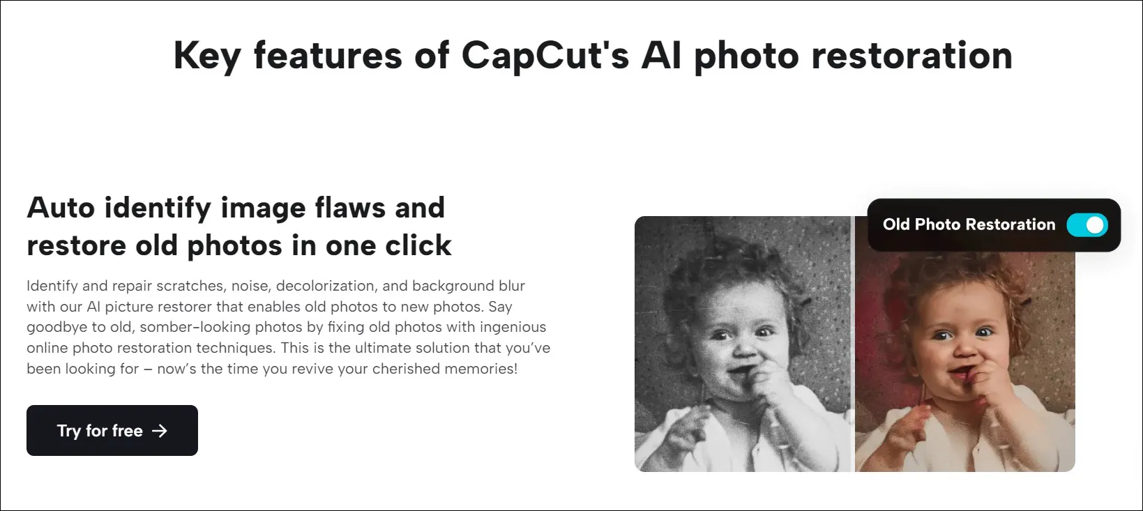 AI Photo Restoration