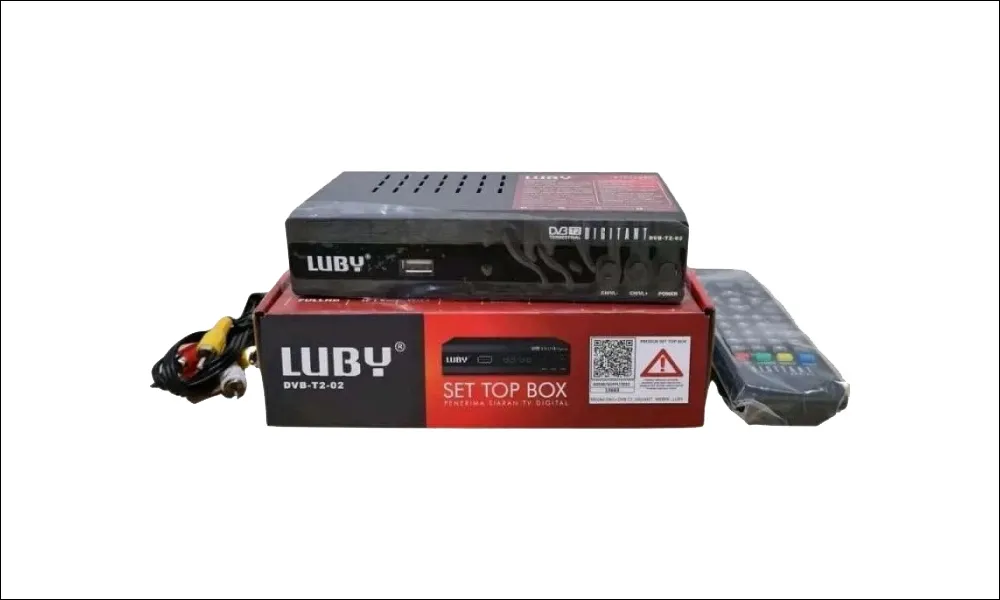 1 Set Top Box Luby DVB-T2-02