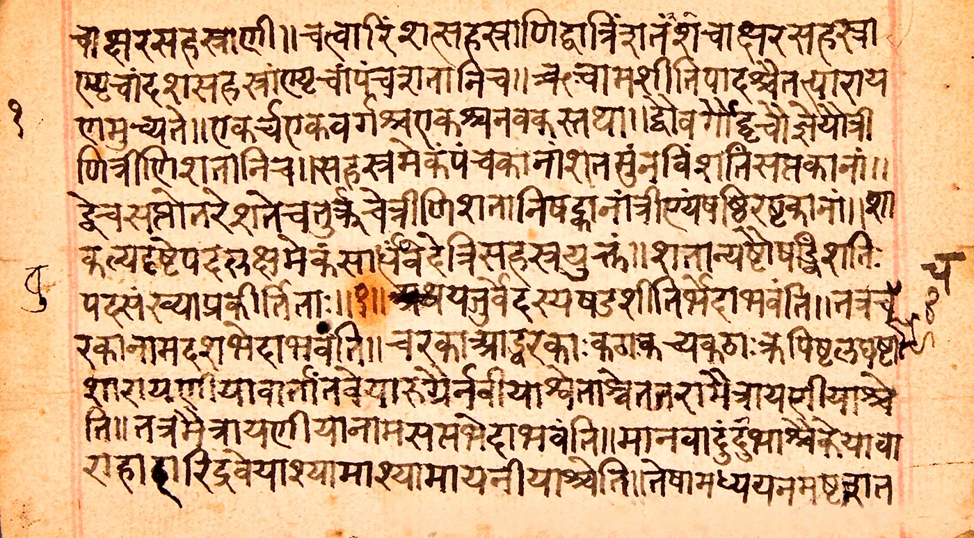 Karakteristik Bahasa Sansekerta