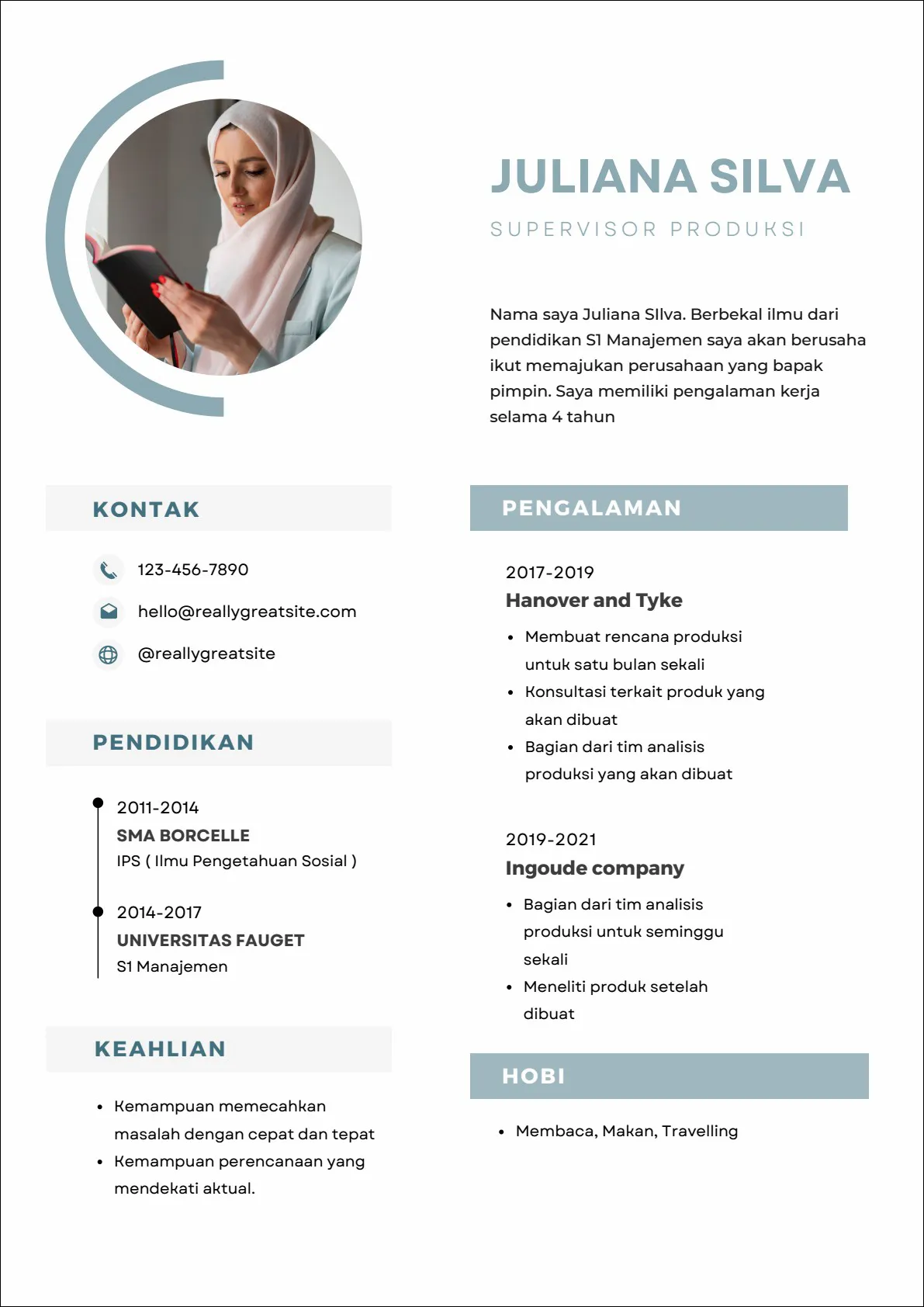 18 Resume Supervisor Produksi