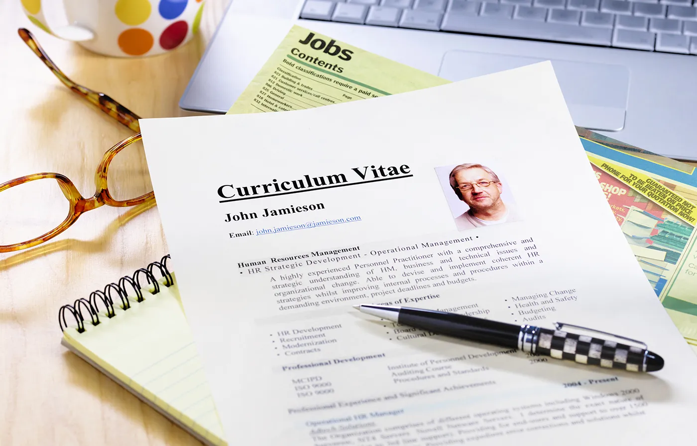 Contoh Format CV Tulis Tangan