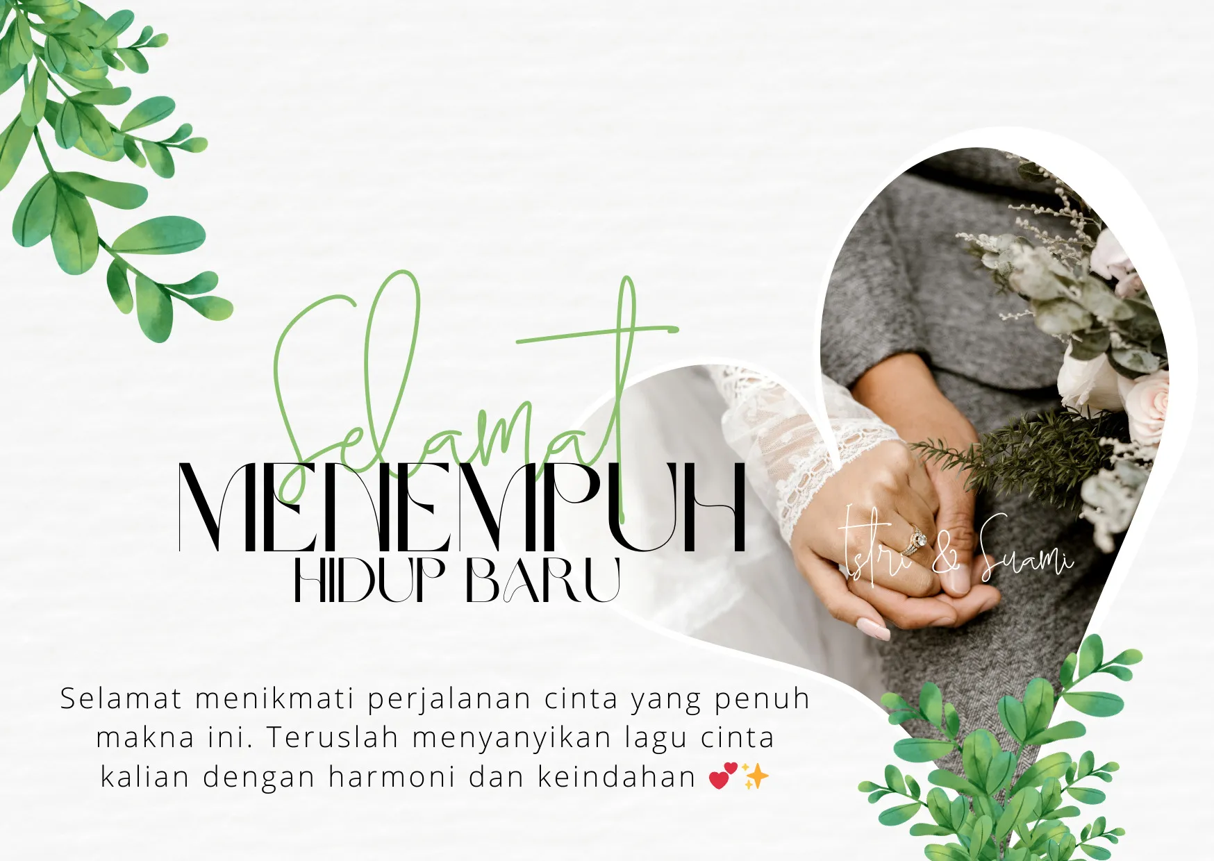 Kartu Ucapan Selamat Menikah Singkat