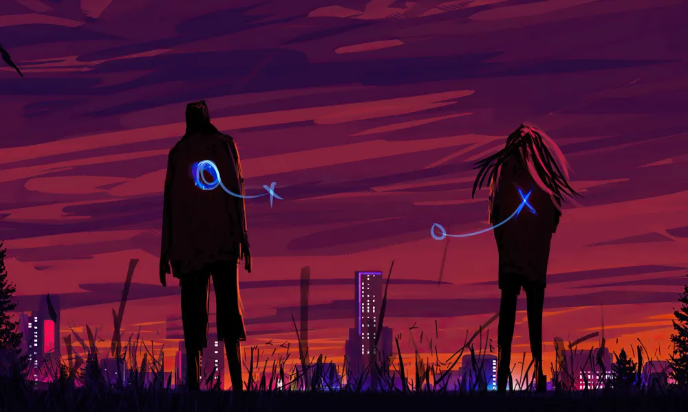 2. Aesthetic Couple Wallpaper