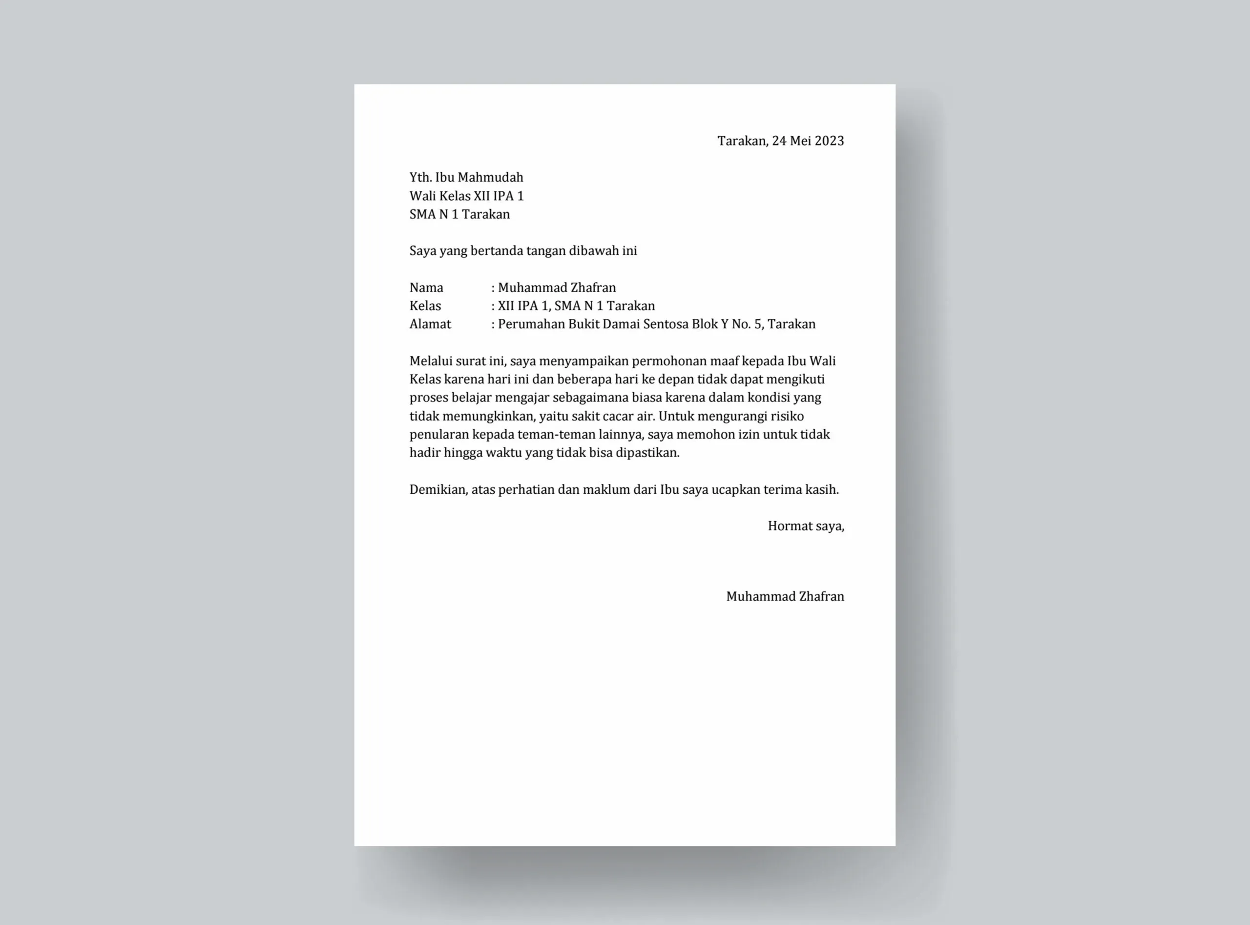 Apa itu Surat Keterangan Izin