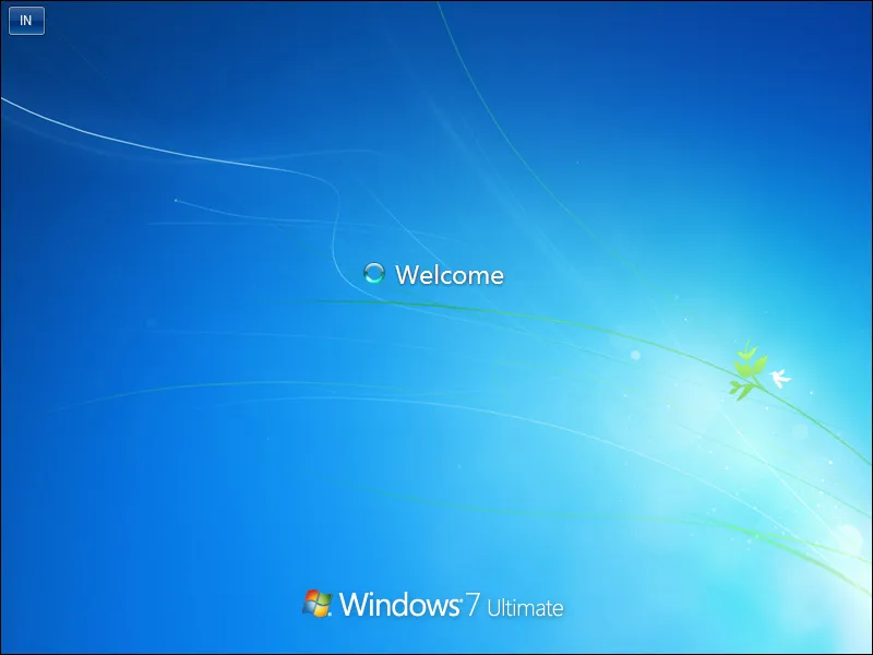 16-2. Loading screen Windows 7 ketika selesai instalas