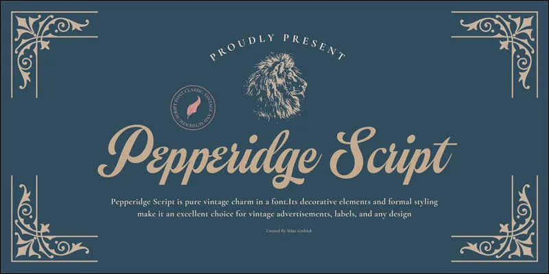 28. Pepperidge Script