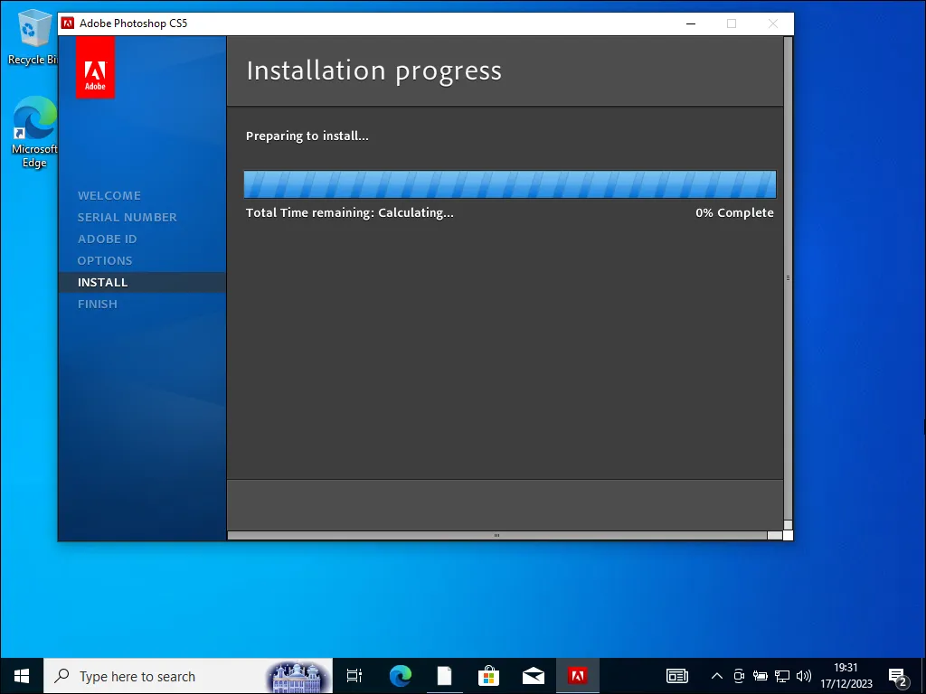 3-6. Proses instalasi Adobe Photoshop CS5 (1)