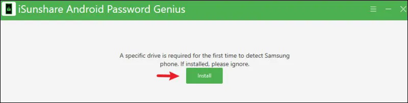 1. Install Driver untuk perangkat Samsung