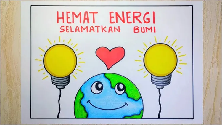 Gambar 03. Hemat Energi, Selamatkan Bumi
