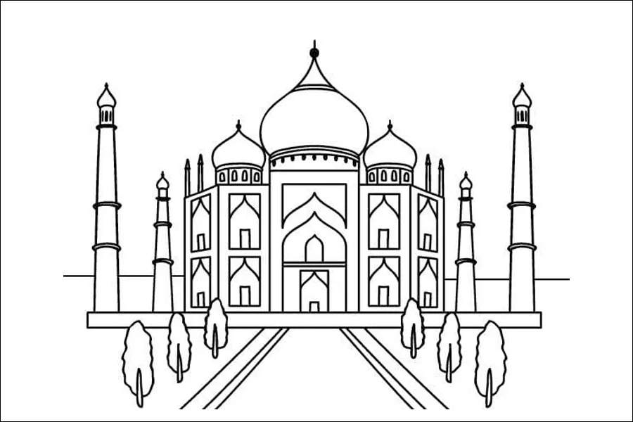 Gambar 04. Masjid Indah Megah, mudah ditiru anak SMP