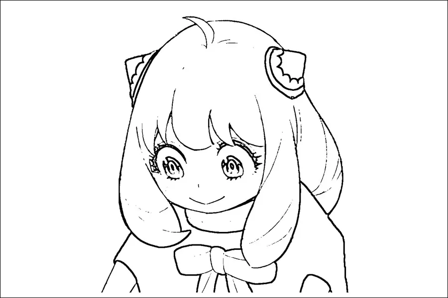 Gambar 06. Anya imut sedang bermain