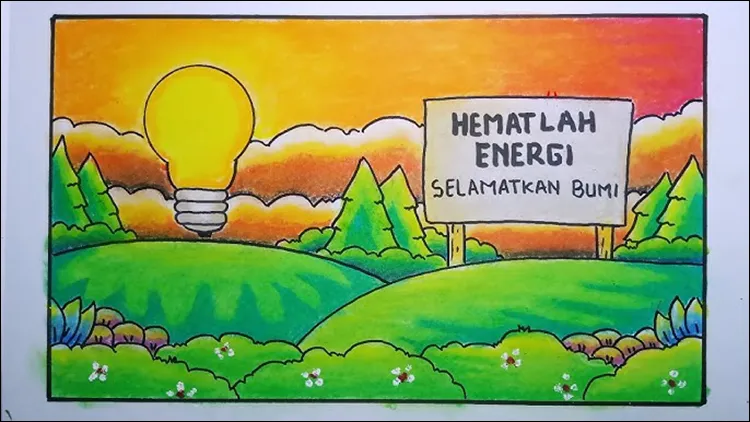 Gambar 07. Hematlah Energi, Selamatkan Bumi