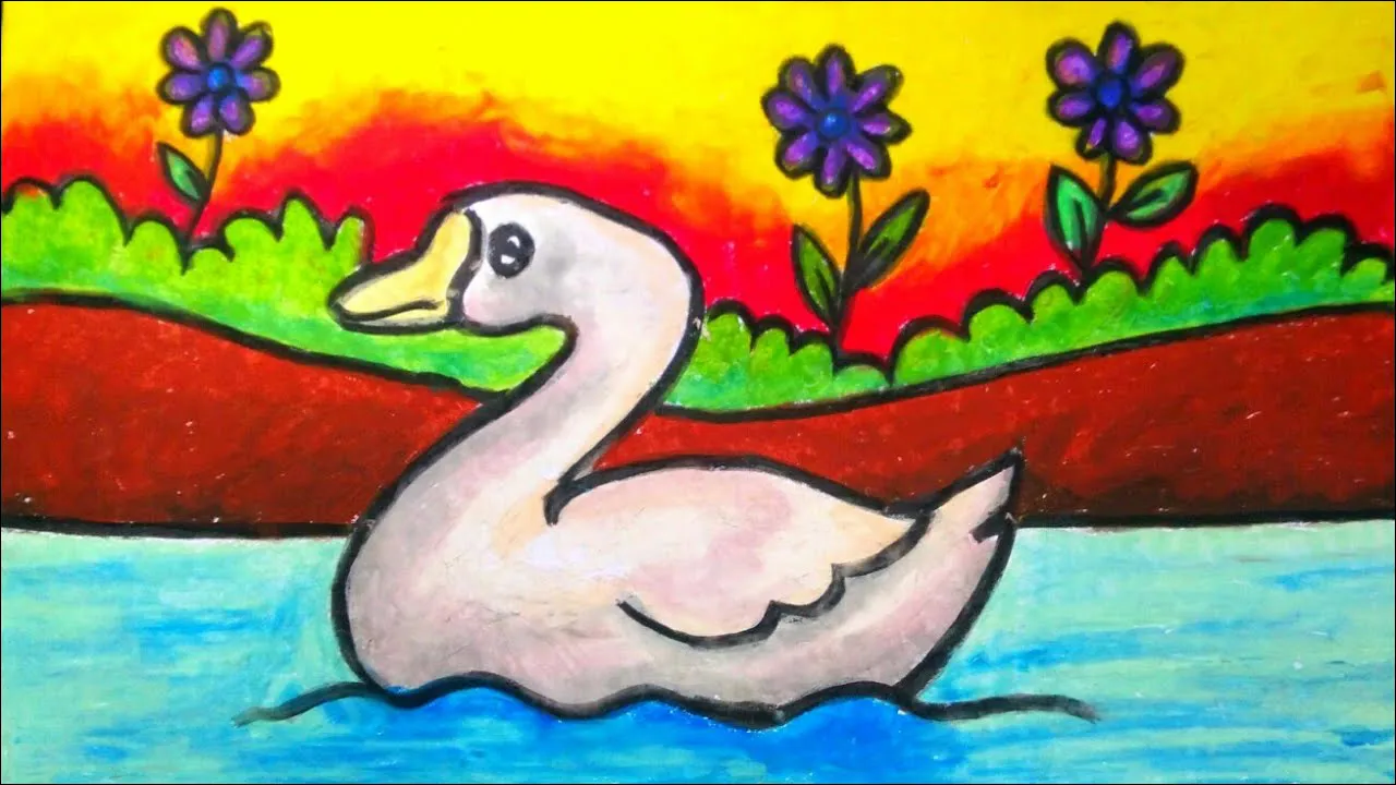 Gambar 08. Angsa di Tepi Sungai