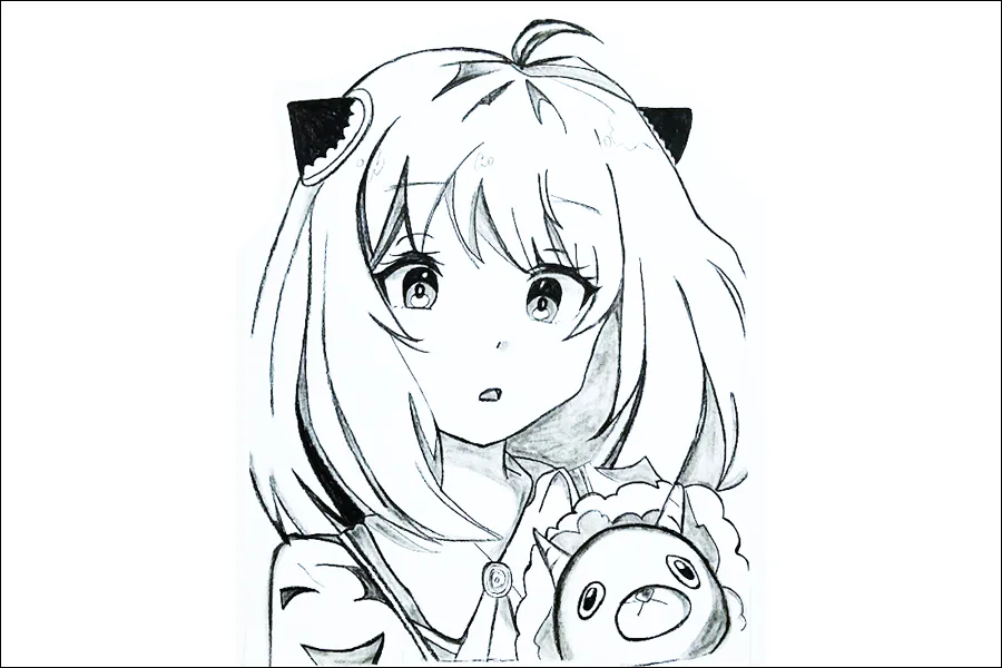 Gambar 14. Anya Forger versi remaja cantik