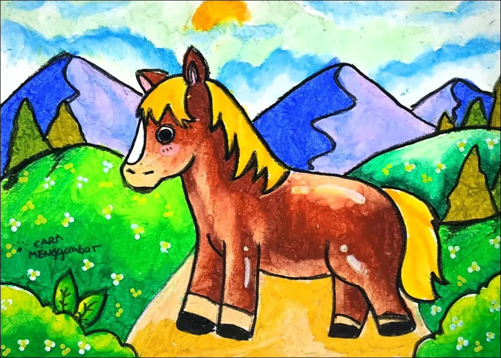 Gambar 15. Kuda di Perbukitan