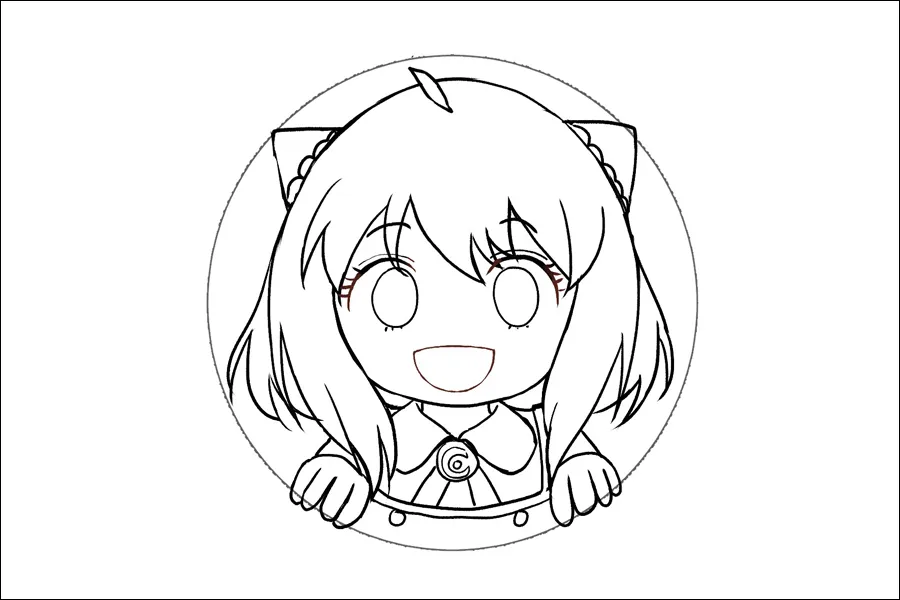 Gambar 19. Anya Forger cilik, lucu dan imut