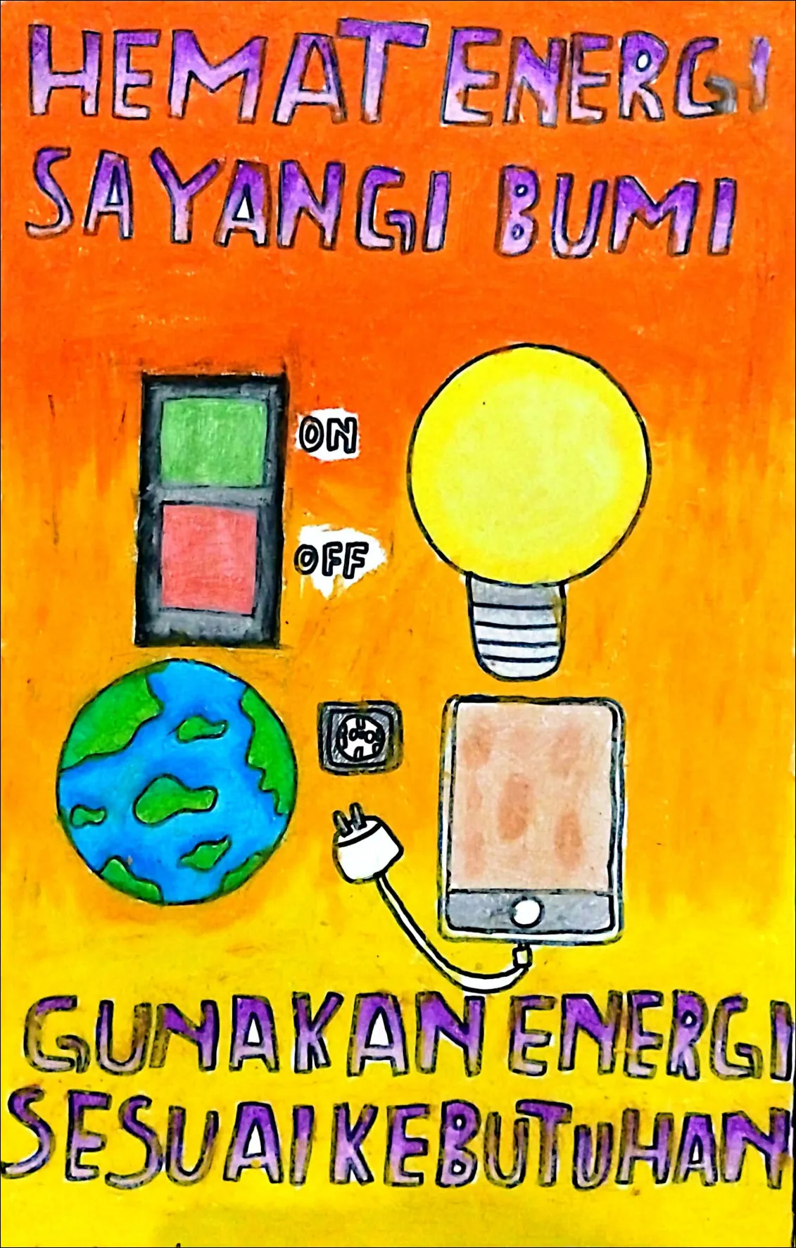 Gambar 22. Hemat Energi Sayangi Bumi, Gunakan Energi Sesuai Kebutuhan