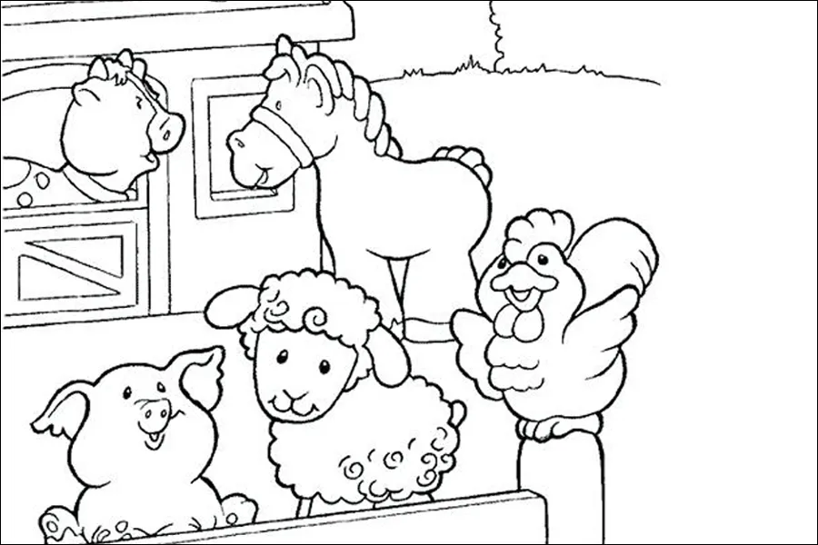 Gambar 23. Mewarnai Hewan-hewan Ternak