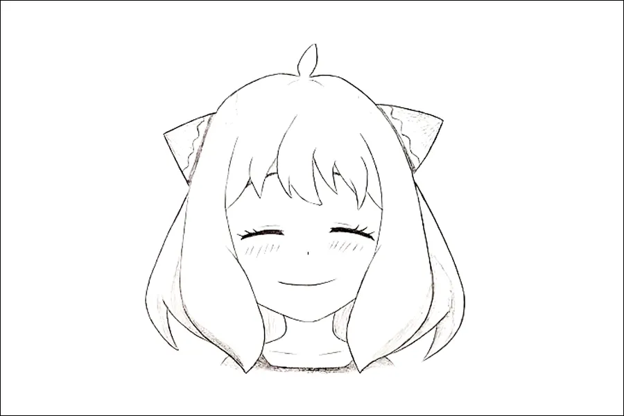 Gambar 27. Anya Forger tersenyum manis