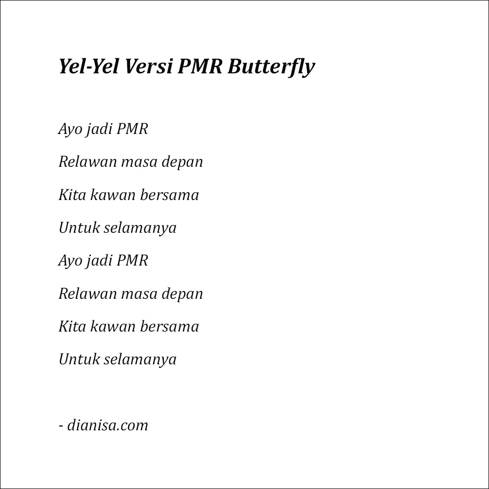 Contoh 16 Yel - Yel PMR