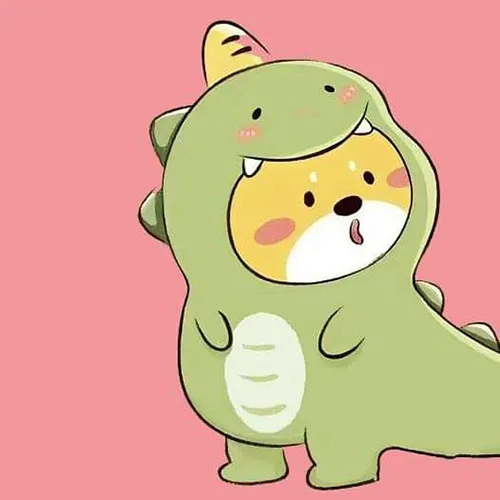 Gambar 01. PP (Foto Profil) Dino Couple berkostum (1)