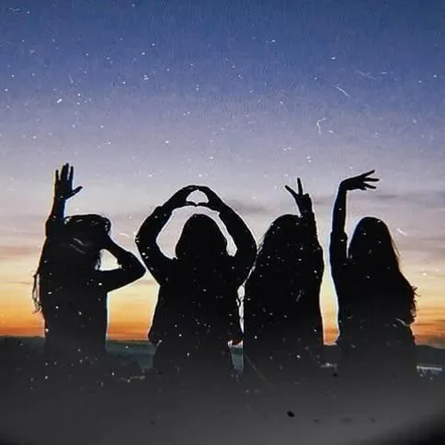 Gambar 01. PP (Foto Profil) Grup Aesthetic sunset moment