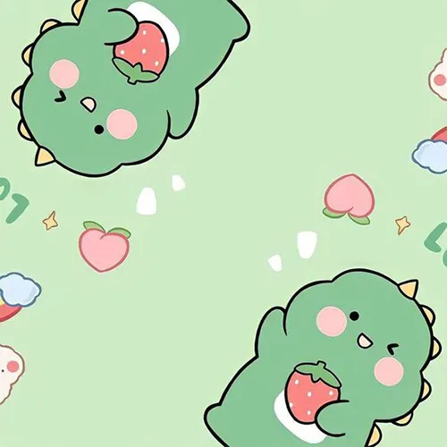 Gambar 02. PP (Foto Profil) Dino Aesthetic cute