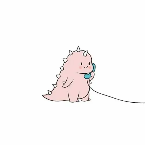 Gambar 03. PP (Foto Profil) Dino Couple telfonan (1)