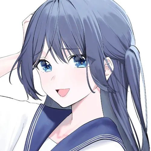 Gambar 04. PP WA Sendiri Anime cantik mata biru