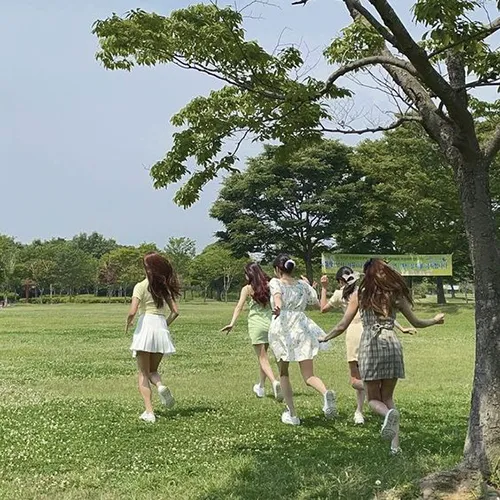 Gambar 06. PP (Foto Profil) Grup Aesthetic berlarian di taman